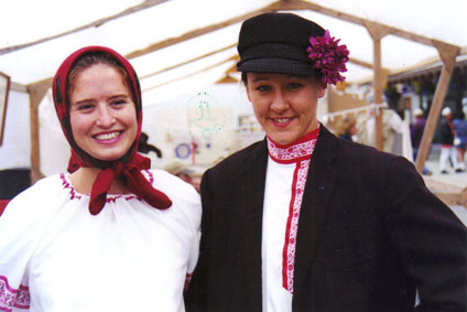 Russian dancers in Sitka, Alaska