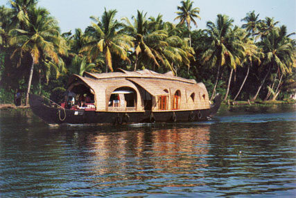 Houseboat in the Keralan Backwaters